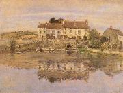 House on the Banks of the Oise Jean-Francois Raffaelli